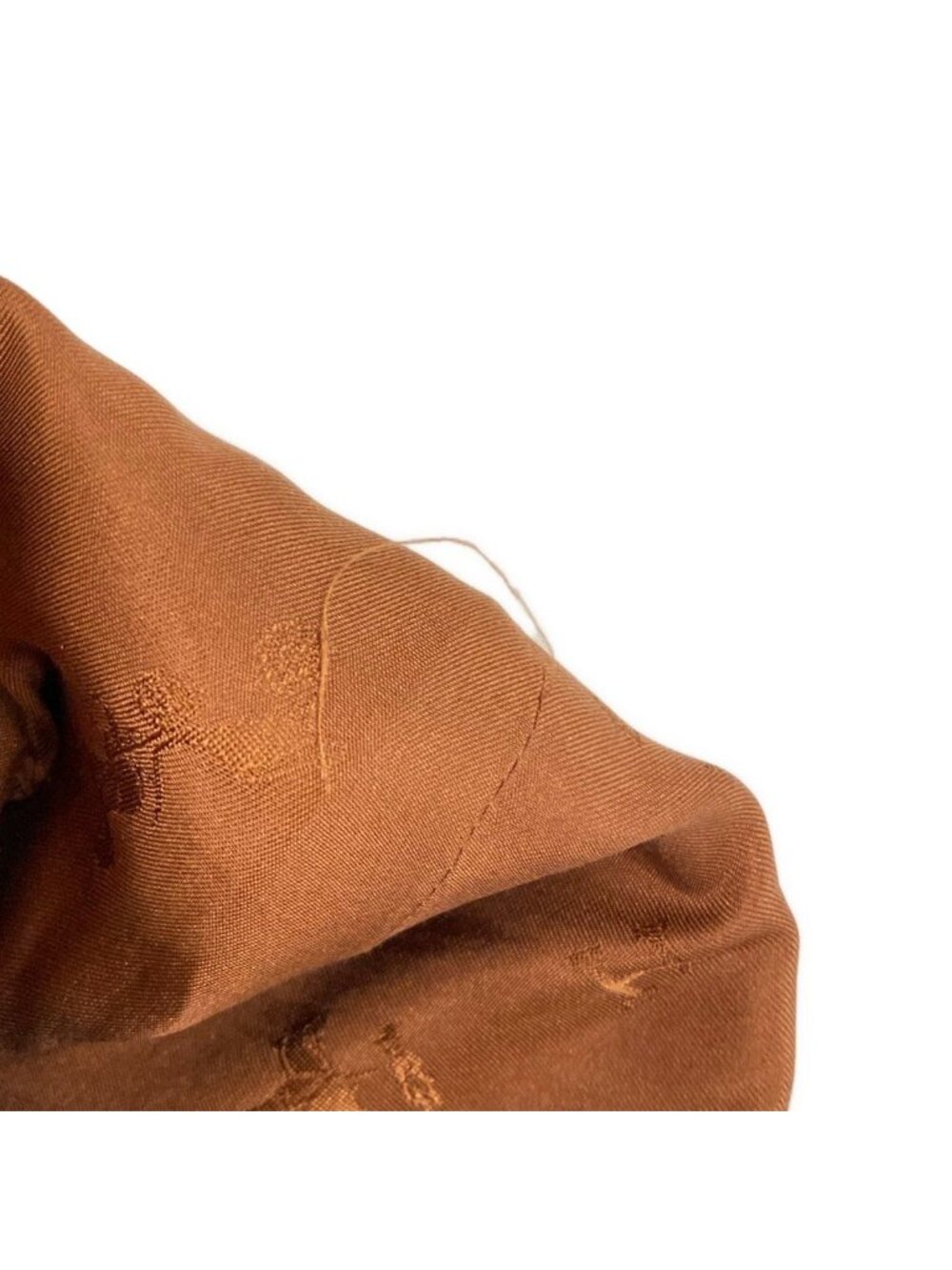 Hermes Coat 38 M Brown Soutien Collar Cowhide - Picture 9 of 14